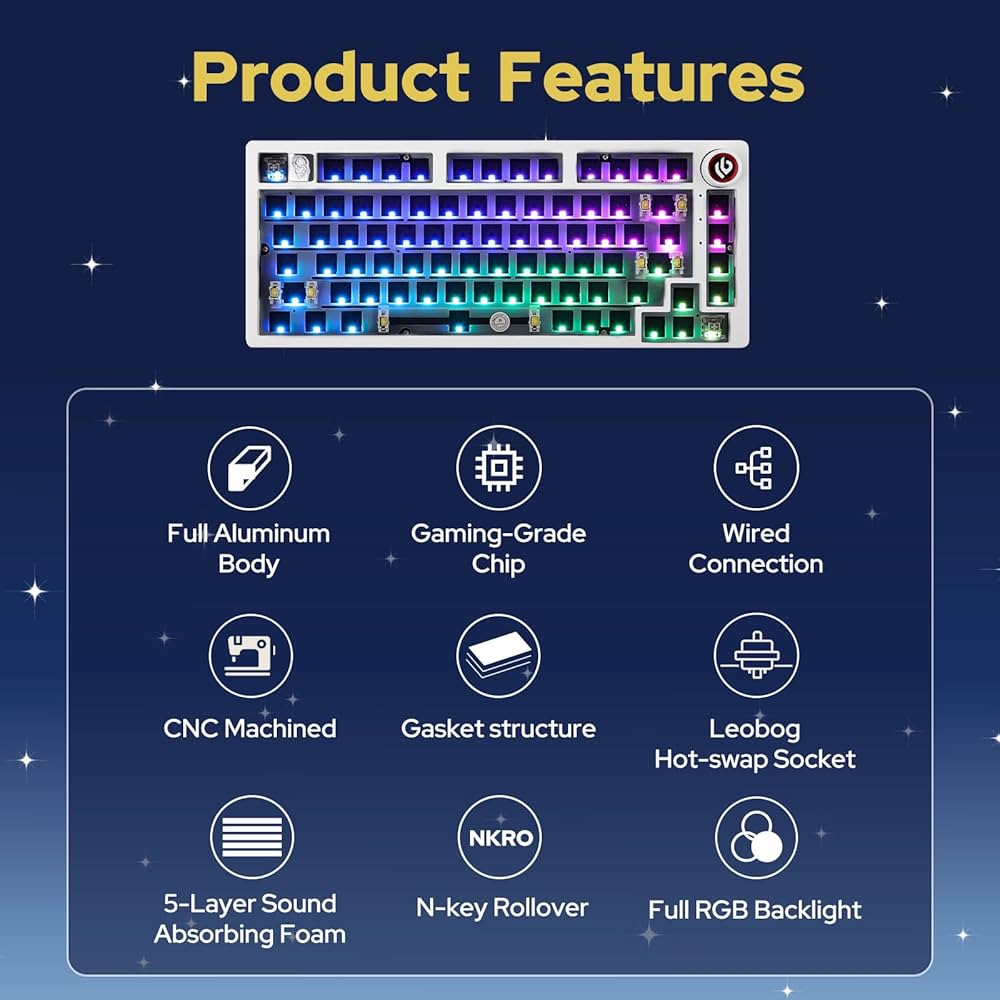 Amazon | EPOMAKER x LEOBOG Hi75 アルミ合金 メカニカル